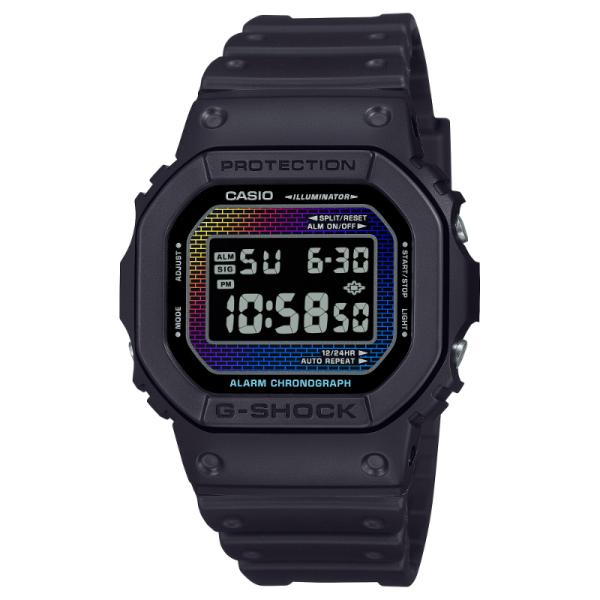 G-SHOCK Gショック Rainbow Brick Wall レインボー ブラック ウォール カ...