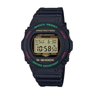 G-SHOCK Gショック スティングモデル Throwback 1990s カシオ デジタル 腕時計 ブラック グリーン レッド クリスマスカラー 復刻 DW-5700TH-1 逆輸入海外モデル