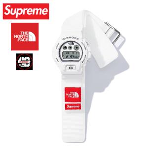 ［新品/未使用］Supreme×THE NORTH FACE×G-SHOCK 限定トリプルコラボモデル Gショック カシオ デジタル 腕時計 ホワイト DW-6900NS-7JR 国内正規モデル｜INST