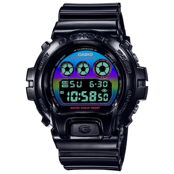 G-SHOCK Gショック ヴァーチャル レインボー：ゲーマーズ カシオ デジタル 腕時計 ブラック...