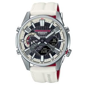 EDIFICE エディフィス Honda Racingコラボ限定モデル スマートフォンリンク カシオ CASIO ソーラー 腕時計 本革 替ベルト付き ECB-S100HR-1A 逆輸入海外モデル