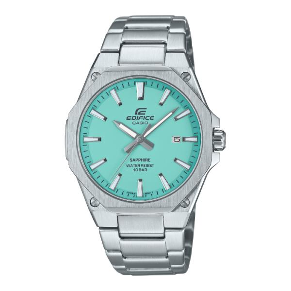 EDIFICE エディフィス 3-Hand Analog カシオ CASIO アナログ 腕時計 シル...