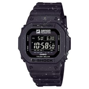 G-SHOCK Gショック サーフライダー・ファウンデーション コラボ 限定 カシオ CASIO ソーラー デジタル 腕時計 ブラック G-5600SRF-1JR 国内正規モデル｜INST