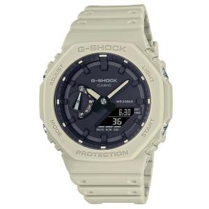カシオーク 限定モデル G-SHOCK Gショック ジーショック 2100 カシオ CASIO アナデジ 腕時計 ベージュ ブラック 八角形 GA-2100-5A 逆輸入海外モデル