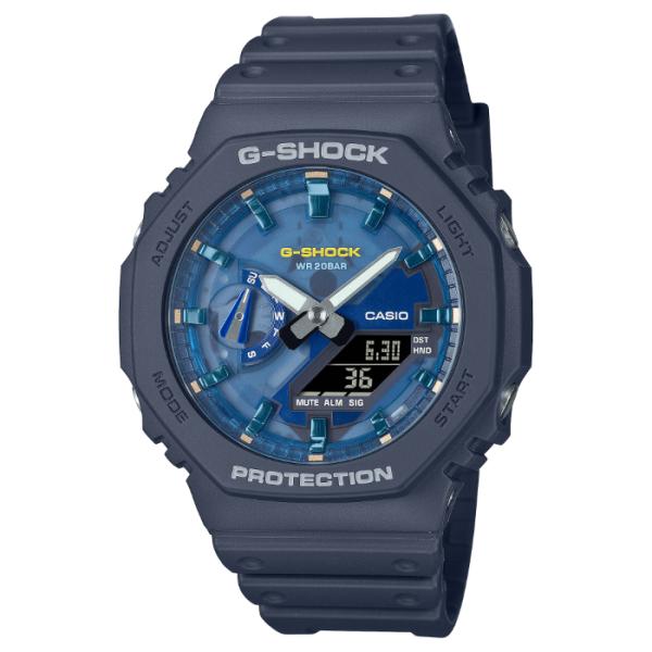 G-SHOCK Gショック ジーショック カシオ CASIO アナデジ 腕時計 ネイビー ブルー ス...