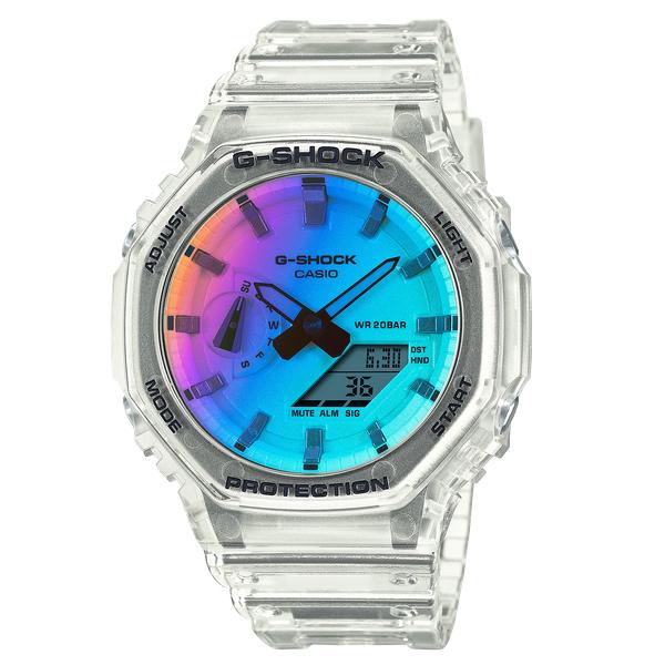 G-SHOCK Gショック 限定モデル イリデセントカラー カシオ アナデジ 腕時計 スケルトン レ...