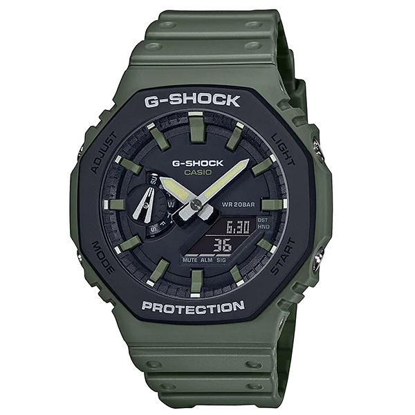 カシオーク 限定モデル G-SHOCK Gショック ジーショック アナデジ ブラック グリーン GA...