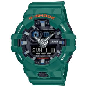 G-SHOCK Gショック GA-700 カシオ CASIO アナデジ 腕時計 グリーン ブラック GA-700SC-3A 逆輸入海外モデル｜INST