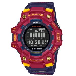 G-SHOCK Gショック G-SQUAD FCバルセロナコラボ 限定モデル バルサ CASIO デジタル 腕時計 バルサカラー GBD-100BAR-4 逆輸入海外モデル