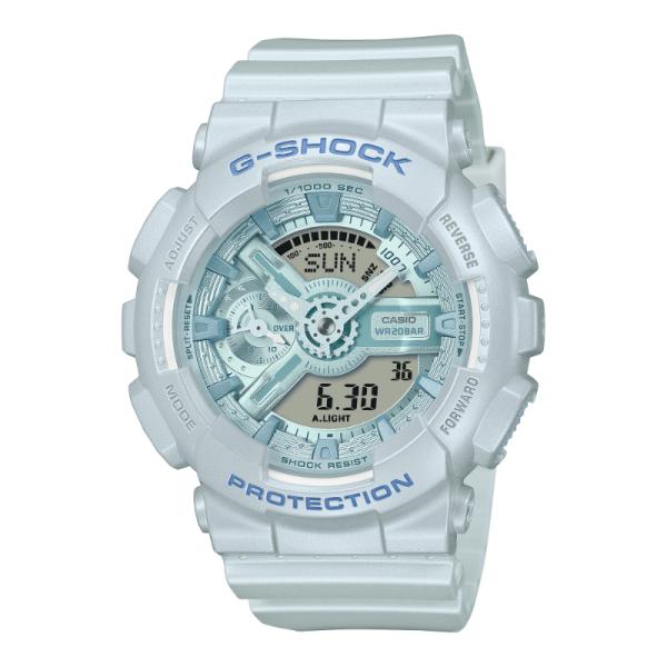 G-SHOCK Gショック Sシリーズ ミドルサイズ カシオ CASIO アナデジ 腕時計 ブルー ...