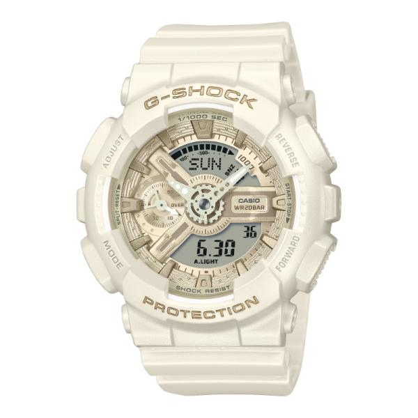 G-SHOCK Gショック Sシリーズ ミドルサイズ カシオ CASIO アナデジ 腕時計 ホワイト...