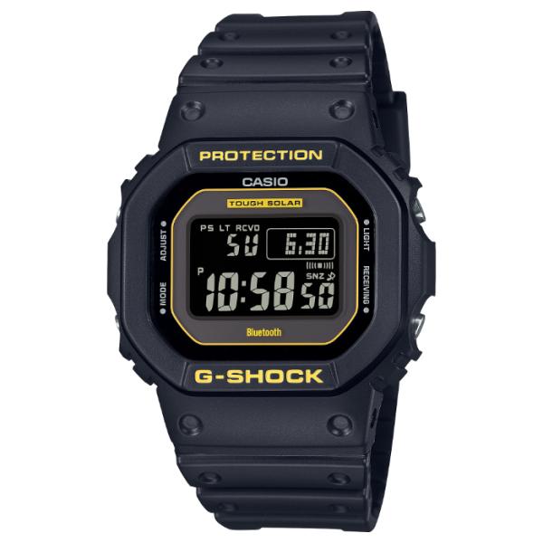 G-SHOCK Gショック コーションイエロー スマートフォンリンク カシオ CASIO ソーラー電...