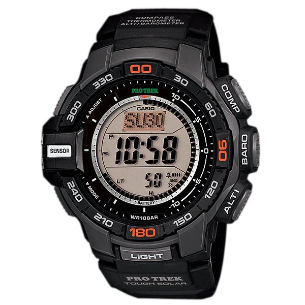 PRO TERK プロトレック カシオ CASIO ソーラー デジタル 腕時計 ブラック グレー ト...
