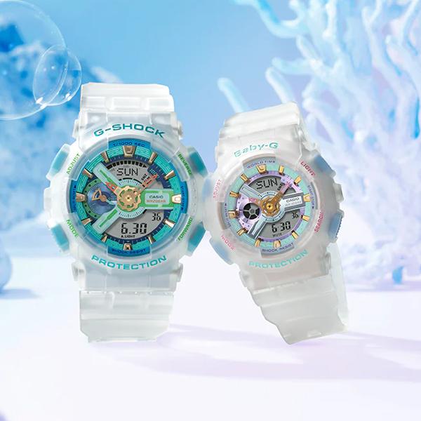ラバコレ ラバーズコレクション 2021 サマー限定モデル ペア G-SHOCK BABY-G カシ...