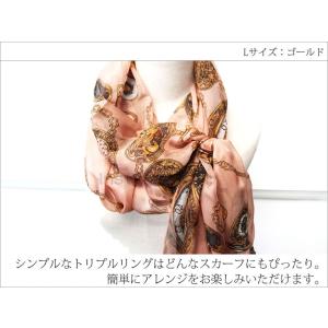 スカーフリング スカーフ留め アクセサリー シ...の詳細画像4