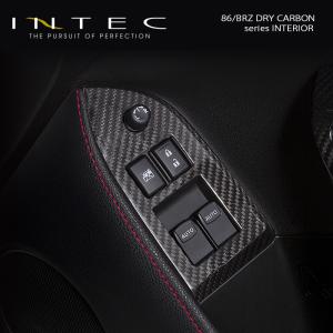 INTEC ZN6 86 / ZC6 BRZ 前期型用 綾織ドライカーボン ドアアッパー