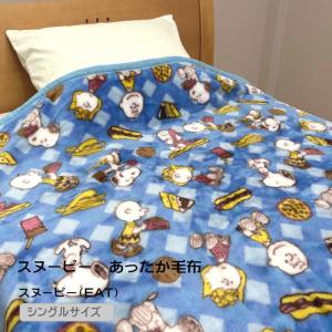 西川（nishikawa） スヌーピー 綿毛布 シングル 日本製 毛羽部分 綿100