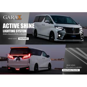 GARAX GARAX/ギャラクス 4連角型LEDプロジェクターヘッドライトキット