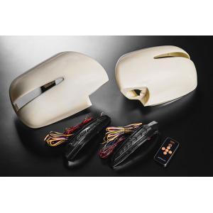 SilkBlaze ドアミラーウインカー&amp;カバー 200系ハイエース 1〜5型用 ※ドアミラータイプ...