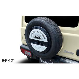 GRANGIO JB64ジムニー スペアタイヤカバースキンステッカー(C