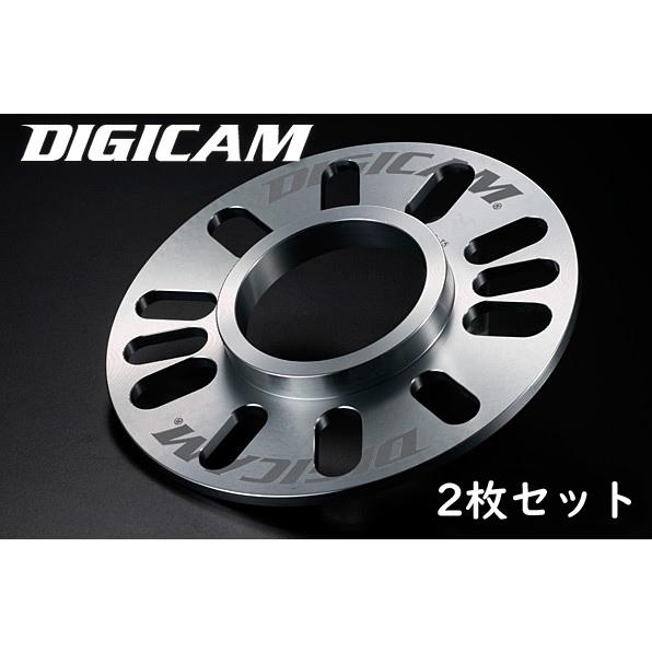 DIGICAM/鍛造ハブリング付スペーサー　社外ホイール用3mm厚(2枚入り)　[P.C.D.100...