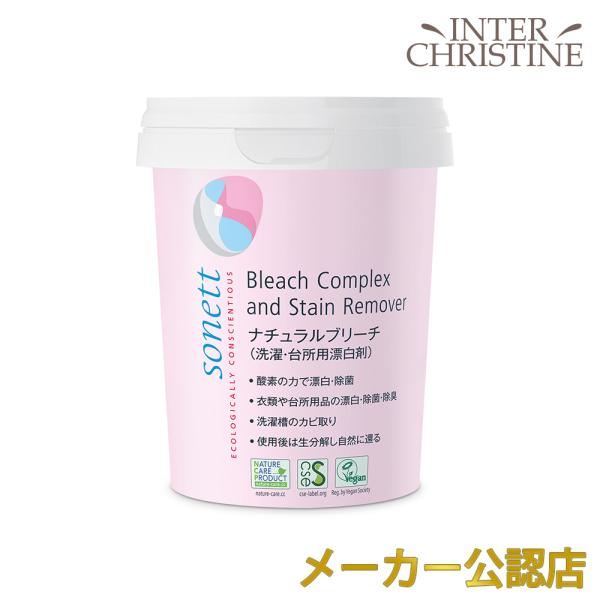 ソネット　ナチュラルブリーチ 450g SNN1639　洗濯・台所用漂白剤 陶器、プラスティック、ガ...