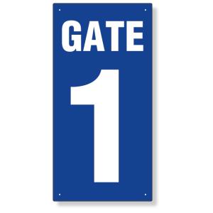 ゲート表示板 ＧＡＴＥ １ タテ ゲート 看板 工事看板 工事用看板 工事 305-30A  ゲート 看板 工事看板 工事用看板 工事 車両出入口 工｜inter-shop