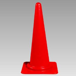 385-25 カットコーン（赤） 駐車場 工事現場 カラーコーン コーン 三角