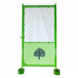 扉付デザインフェンス 樹木 金網 900ｘ1800 フェンス