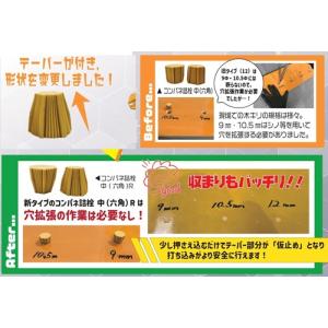 コンパネ詰栓 中 (六角)R (2000個セッ...の詳細画像1