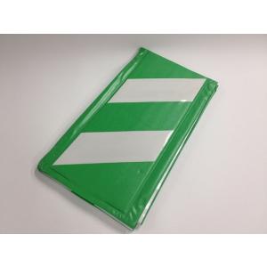 コーナーガード（反射タイプ） 緑／白 仮囲いの養生に！ 養生 養生材 養生用 保護材 コーナーガード...