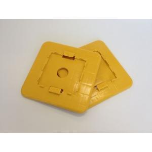 エコワイドベース 140角 50枚入り 足場 板 ジャッキ 沈み 防止 敷盤 軽量 工事 現場 用品 建築 土木 足場 アンダー 単管パイプ 爆買