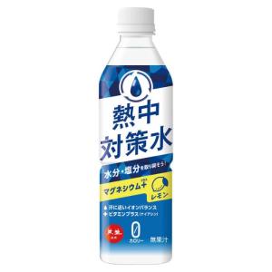 ユニット夏季 熱中対策水 レモン味 500ml 24本入 ho-3611a｜inter-shop