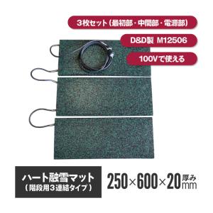 融雪マット 歩道用Aタイプ 単品 1000×500×20mm [雪国の春] : 太平