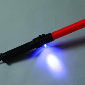 警笛付きLED合図灯 赤LED 55cm 導棒...の詳細画像2