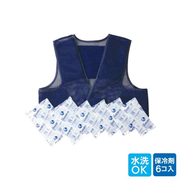 昭和商会 保冷剤クールベスト N12-34 （法人・個人事業主様限定）暑さ対策 グッズ 夏用 熱中症...