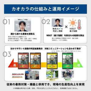 暑熱対策AIカメラ「カオカラ」 n25-20の詳細画像2