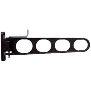 バルコニー物干金物 （横収納型）2個セット SK-38LSB 物干し 洗濯 屋外 コンパクト 壁付け...