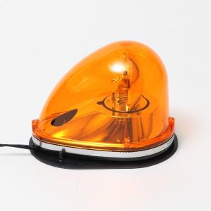 LED回転灯　黄色　ソーラータイプ 車載型LED回転灯 12V・24V兼用タイプ 黄色 回転灯 led 24v led