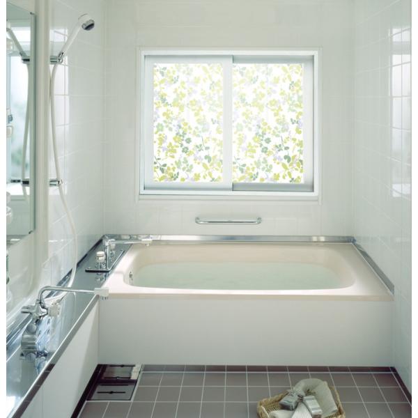 浴室目隠しシート 凸凹面に貼れます 92cm丈×90cm巻  お風呂 目隠し 窓 外 ガラスシート ...