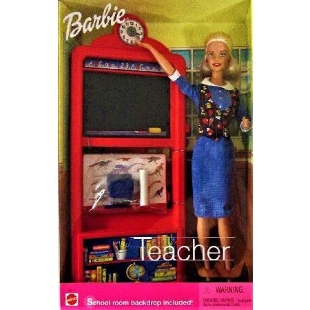 Barbie Teacher Doll w/ School Room Backdrop by Bar...