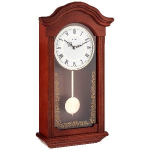 Bulova C4443 Baronet Chiming Clock, Mahogany｜inter-trade