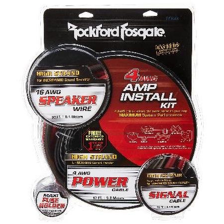 【並行輸入品】 ROCKFORD FOSGATE RFK4X ロックフォード アンプケーブルキット
