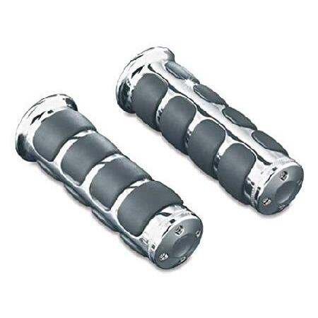 【並行輸入品】 ISO GRIPS, CHROME - '08-UP TOURING