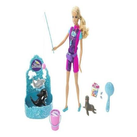 Barbie I Can Be: SeaWorld Trainer Doll Play Set
