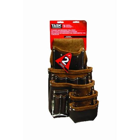 【並行輸入品】 Task Tools T77311 Leather Tool Pouch, 11-P...
