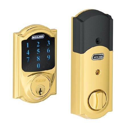 【並行輸入品】 SCHLAGE BE469NX キャメロット 電子タッチスクリーン デッドボルト C...