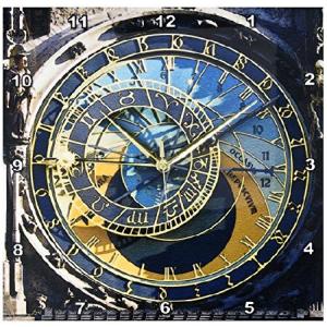 3dRose dpp_81259_2 天文時計、Orloj、プラハ、チェコ共和国 EU06 THA0021 トム・ハゼルチン 壁時計 13x13インチ｜inter-trade
