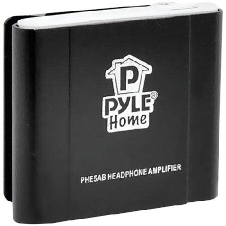 PyleHome PHE5AB, BASS BOOST 小型ポータブルヘッドフォンアンプ 直輸入品