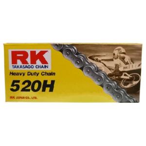 【並行輸入品】 RK レーシングチェーン M520HD-108 (520シリーズ) 108リンク標準 非Oリングチェーン 接続リンク付き